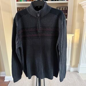 Method men's quarter-zip (1/4 zip) sweater XL